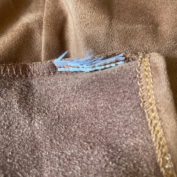 Banana Republic vegan suede wrap dress - Picture 6 of 7